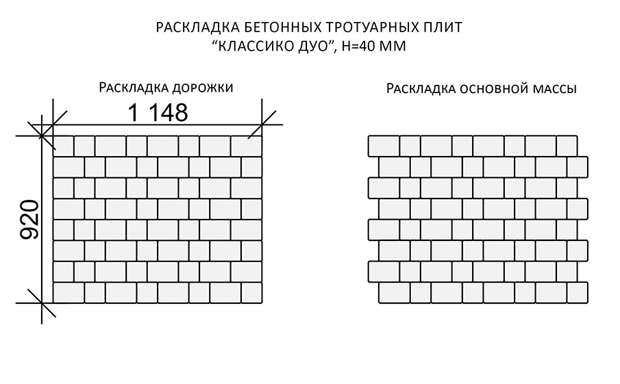 Плитка тротуарная BRAER Классико Дуо песочный, 115/172*115*40 мм