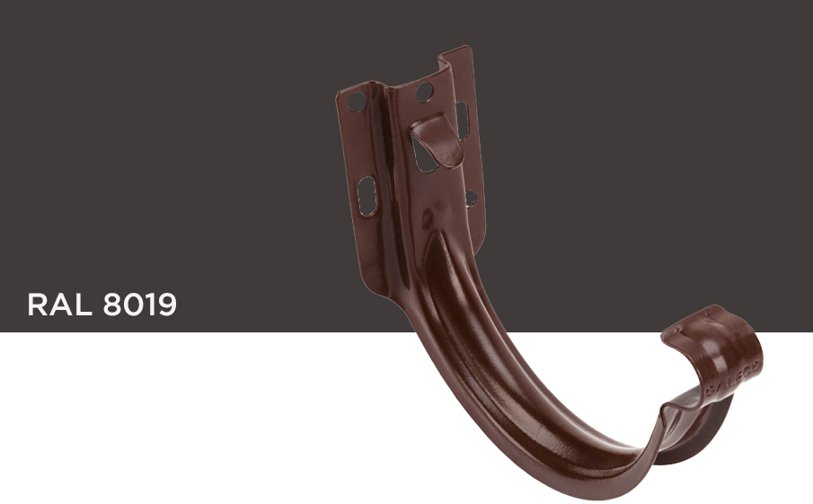 Металлический кронштейн Galeco короткий для системы STAL D 135/90 мм, RAL 8019