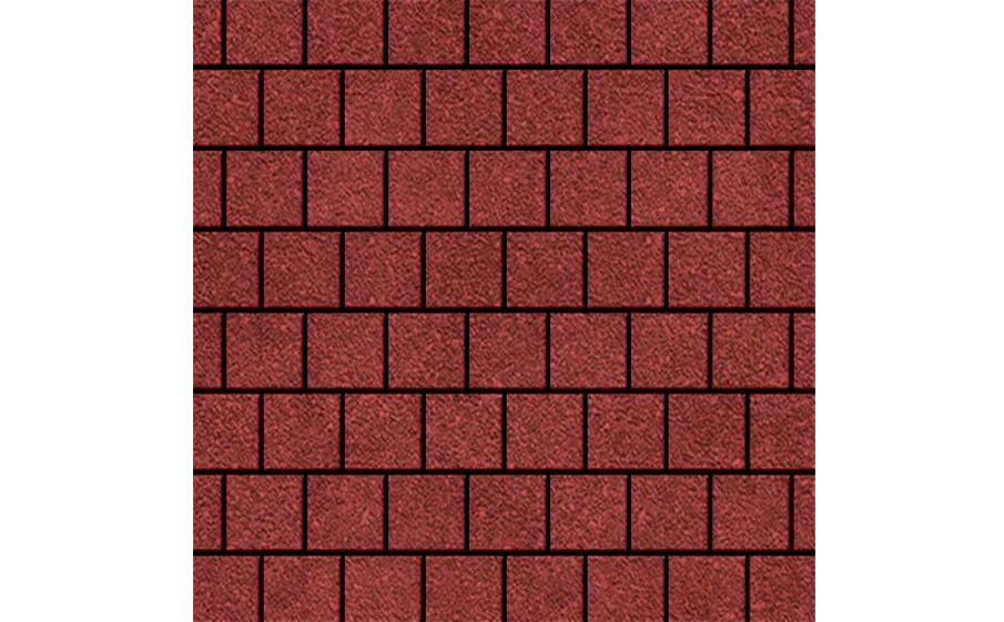 Плитка тротуарная SteinRus Армор В.2.К.8, Native, красный, 100*100*100 мм