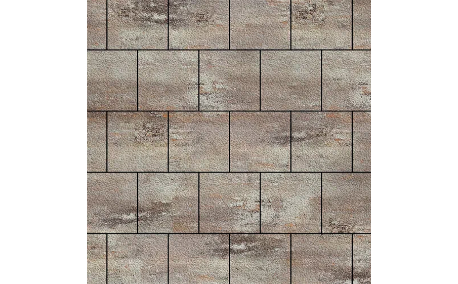Плитка тротуарная SteinRus Валенсия Б.3.К.8 Native, ColorMix Берилл, 300*300*80 мм