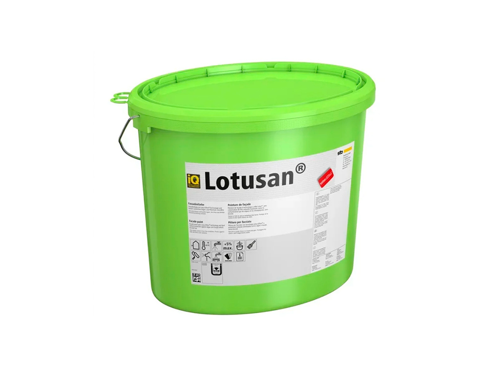 Фасадная силиконовая краска самоочищающаяся StoColor Lotusan weiss, белый, 12,5 л
