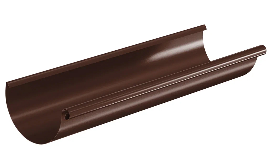 Желоб водосточный Aquasystem PURAL RAL 8017 для системы D 150/100, 3 м