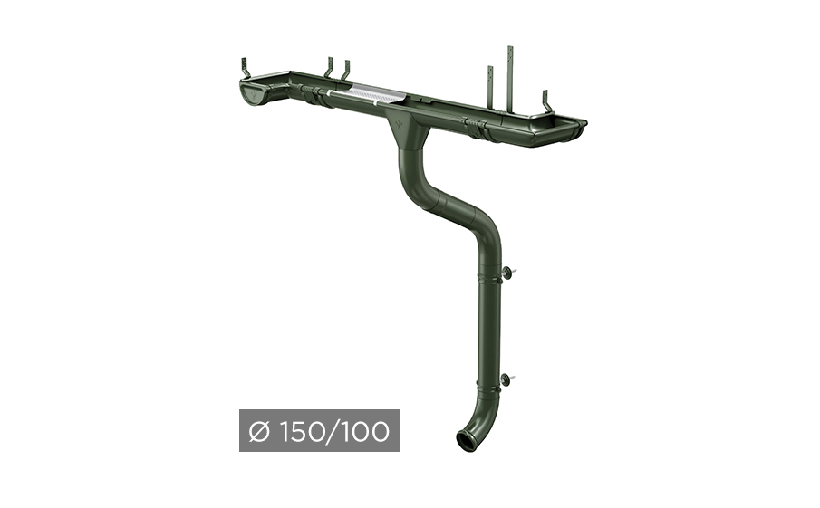 Водосточная система Aquasystem PURAL 150/100 мм RR 11