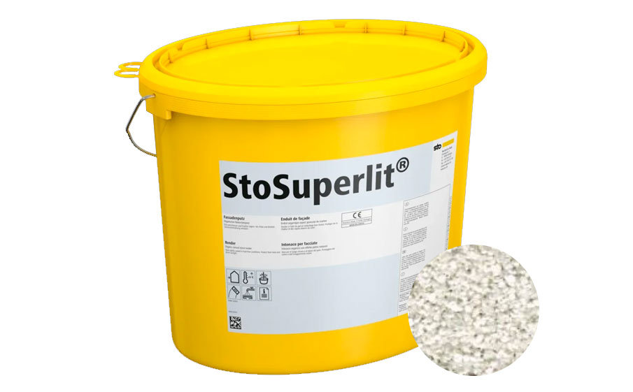Декоративная штукатурка из натурального камня Sto-Superlit K 2,0, цвет 800, 23 кг