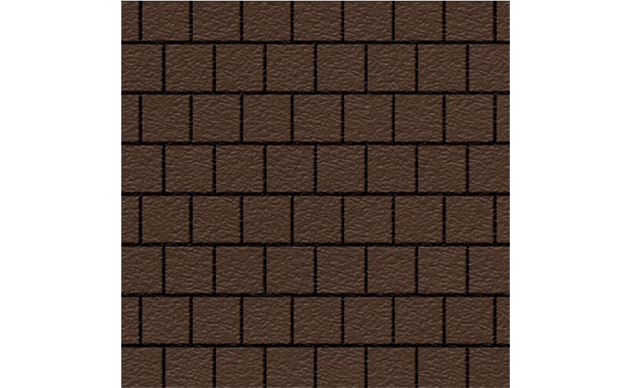 Плитка тротуарная SteinRus Армор В.2.К.8, Old-age, коричневый, 100*100*80 мм