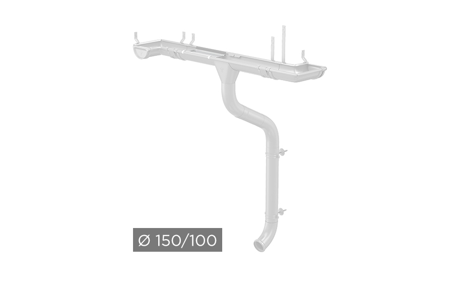 Водосточная система Aquasystem PURAL 150/100 мм RR 20