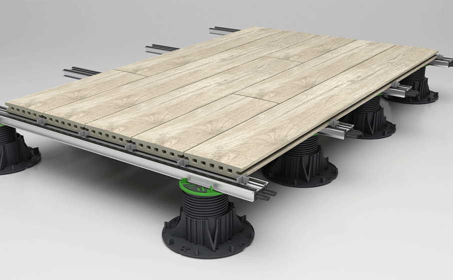 Террасная доска из керамогранита Gres Aragon Nogal 1219*147*26 мм