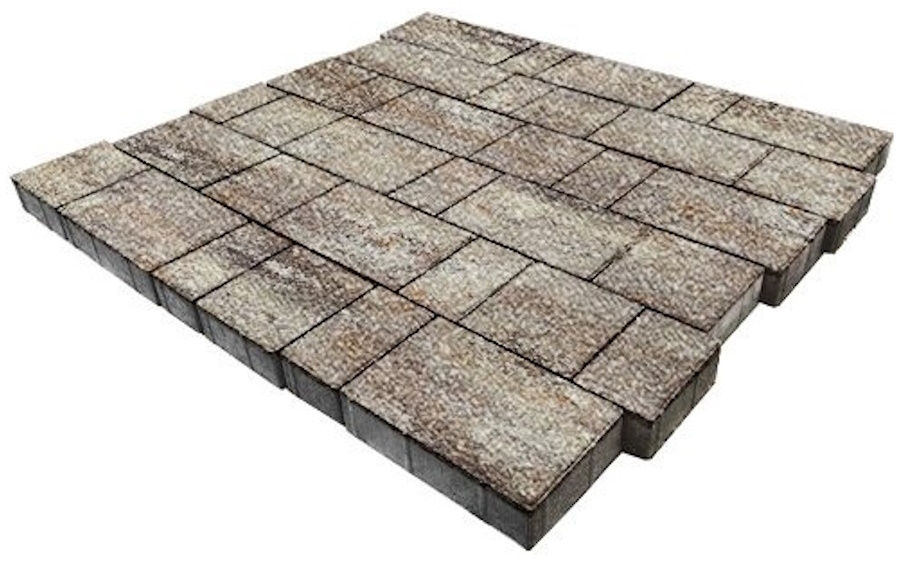 Плитка тротуарная SteinRus Новый город Б.7.Фсм.6, Native, ColorMix Берилл, толщина 60 мм