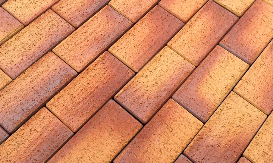 Тротуарная клинкерная брусчатка Feldhaus Klinker KF P249 KF areno ferrum 200*100*45 мм