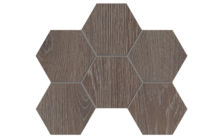 Мозаика Estima Гексагон/Hexagon Крафт Вуд/Kraft Wood KW03, 285*250*10 мм