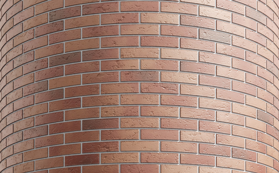 Кирпич облицовочный Красная Гвардия Бронза, 250*120*65 мм