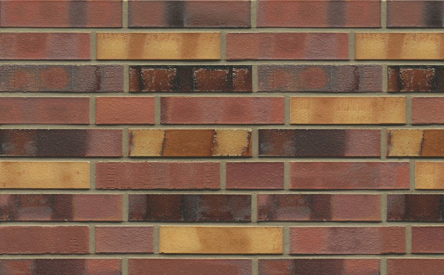 Кирпич клинкерный Westerwaelder Klinker Nr 21SF Gelbbraunrot Spezial, 240*115*52 мм