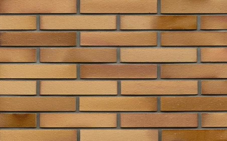 Кирпич клинкерный Westerwaelder Klinker Nr 06EG Hellbraun-bunt Edelglanz, 290*60*52 мм