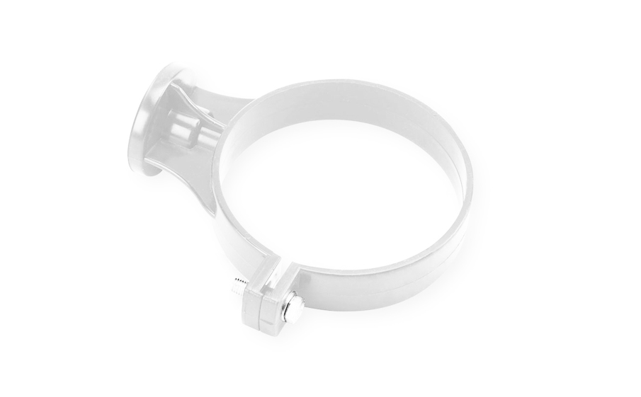 Хомут трубы Galeco для системы PVC D 110/80 мм, RAL 9010