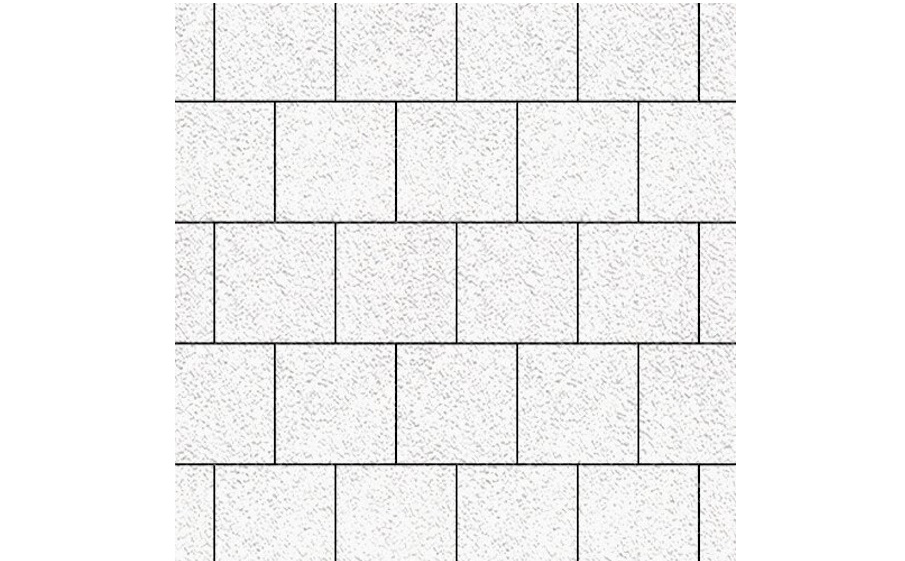 Плитка тротуарная SteinRus Квадрат большой Б.1.К.6, Native, белый, 200*200*60 мм