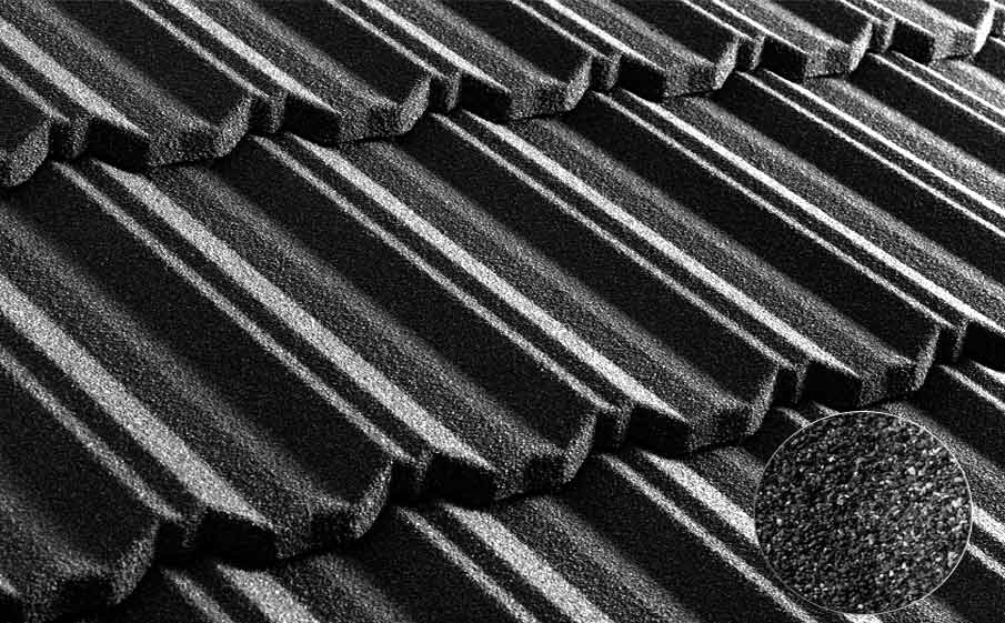 Композитная черепица рядовая Metrotile Classic Slate grey