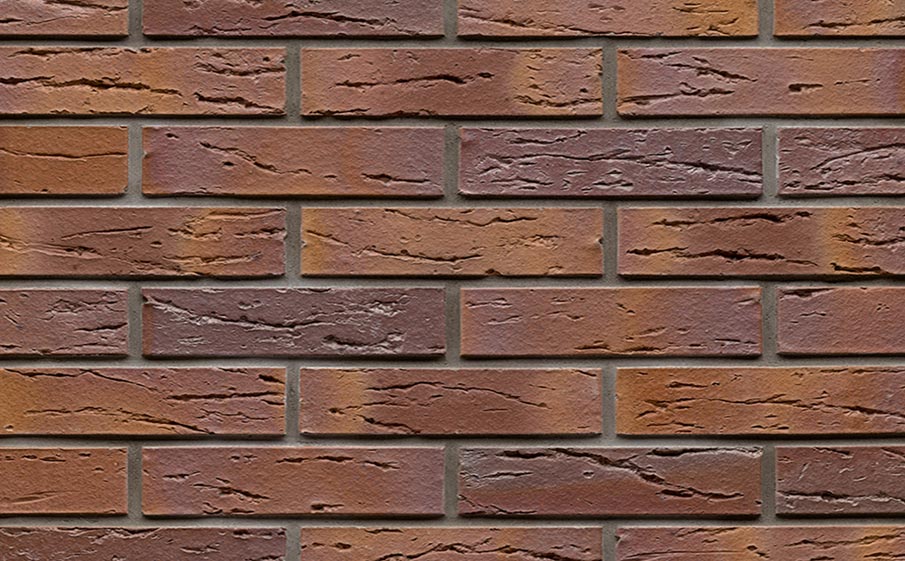 Кирпич клинкерный Muhr 04 Rotbraun-bunt готик, 240*115*52 мм
