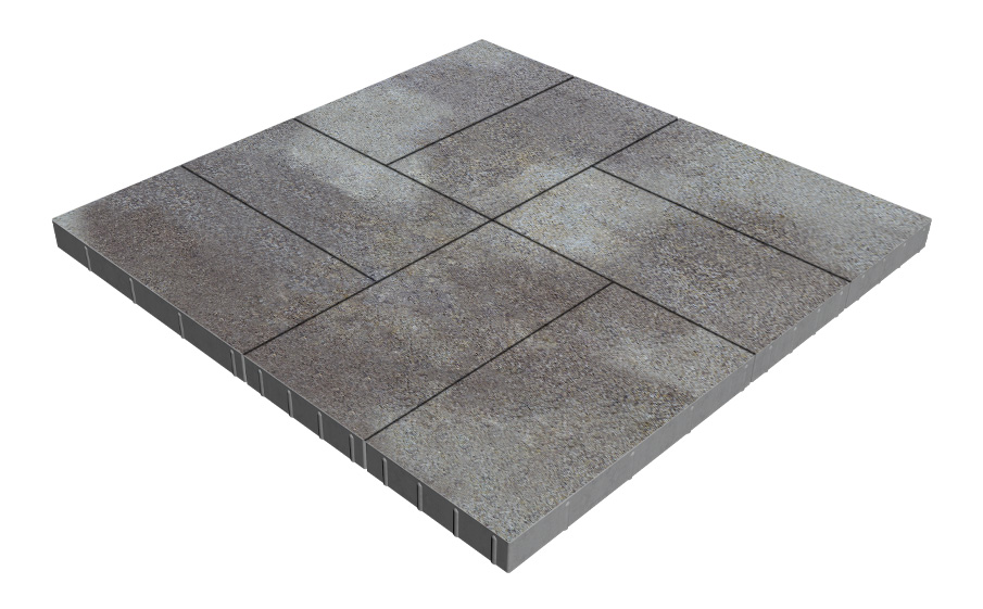 Плитка тротуарная SteinRus Парк Плейс Б.3.П.6, Backwash, Валдай, 600*300*60 мм