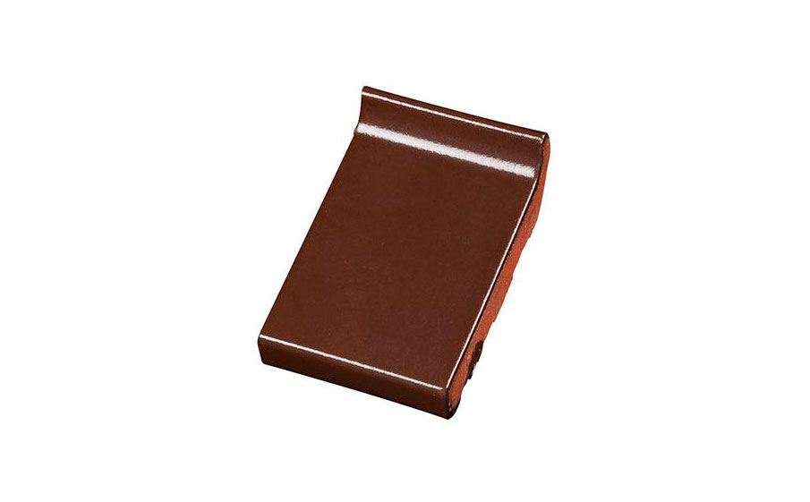 Клинкерный водоотлив Terca Dark brown глазурованный, 160*105*30 мм