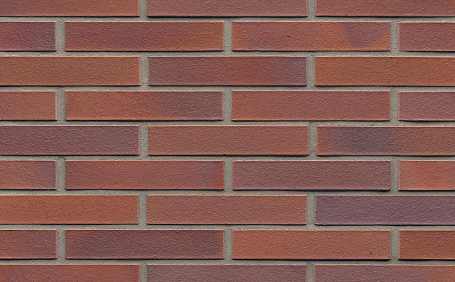 Кирпич клинкерный Muhr 04 Rotbraun-bunt гладкий, 290*90*52 мм