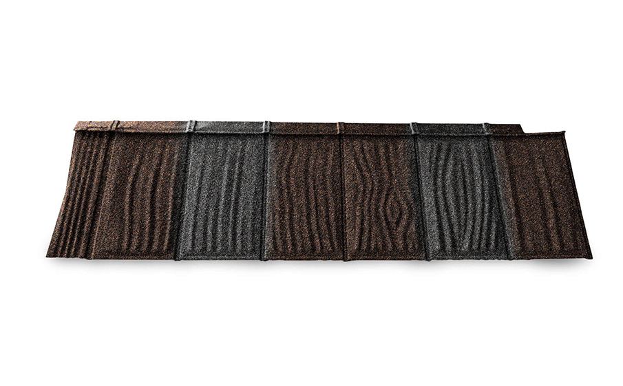 Композитная черепица рядовая Metrotile IShake Coffee grey