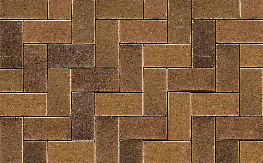 Клинкерная брусчатка Westerwaelder Klinker PK88S Lachsrot Spezial, 200*100*40 мм