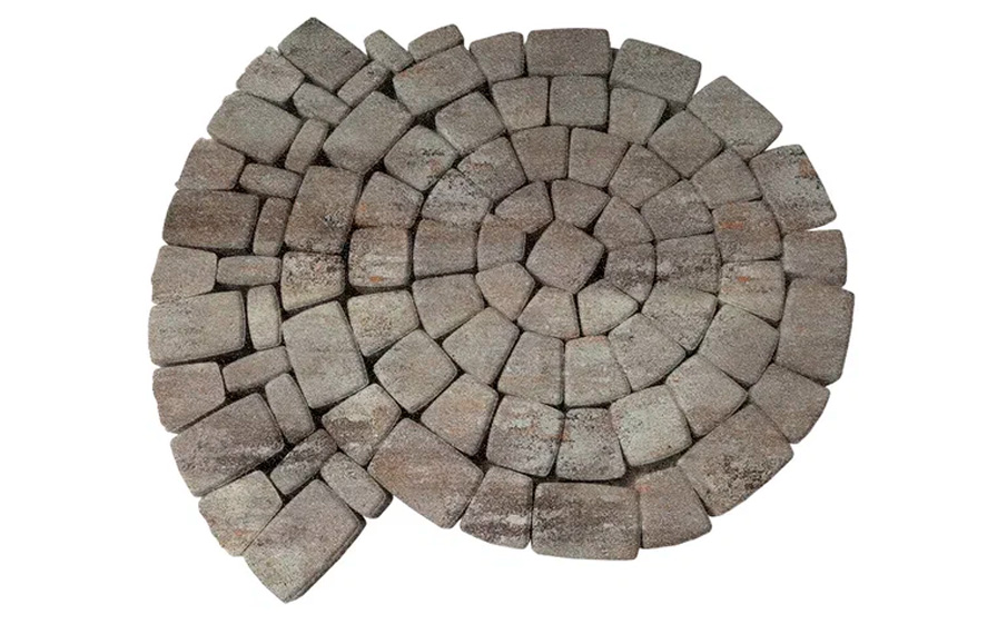 Плитка тротуарная SteinRus Классико Б.4.Фсм.6, Native, ColorMix Берилл, толщина 60 мм