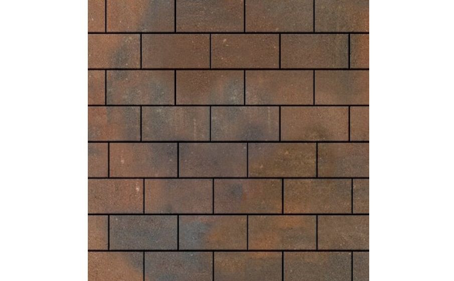 Плитка тротуарная SteinRus Севилья В.8.П.8, гладкая, ColorMix Штайнрус, 300*150*80 мм