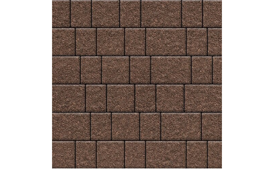 Плитка тротуарная SteinRus Инсбрук Инн Б.6.Фсм.6, Native, коричневый, толщина 60 мм