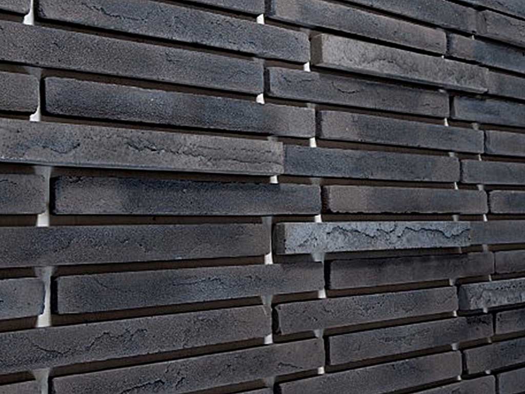 Декоративный камень ИНТЕРКАМ Ригельный кирпич 3D 62301 3D, 383*40*35 мм