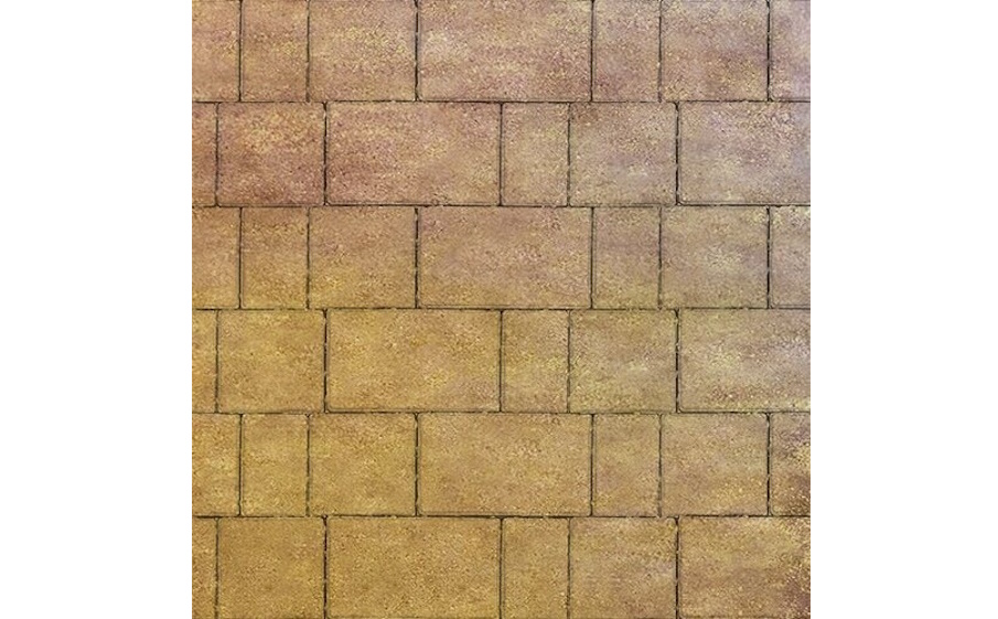Плитка тротуарная SteinRus Новый город Б.7.Фсм.6, гладкая, ColorMix Брайс, толщина 60 мм