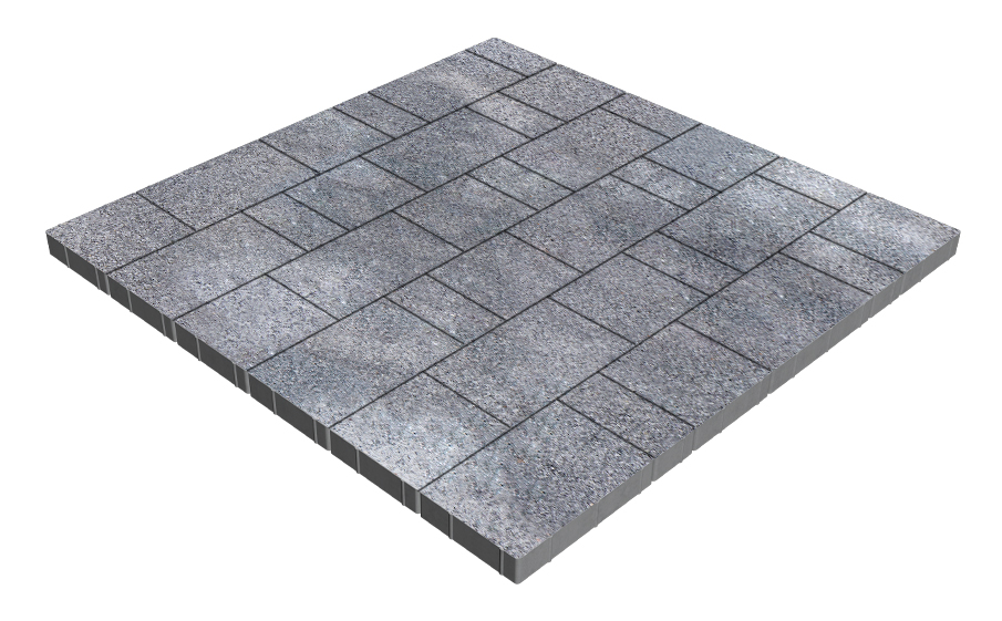 Плитка тротуарная SteinRus Бельпассо А.23(М).Псм.4, Backwash, Ладога, толщина 40 мм