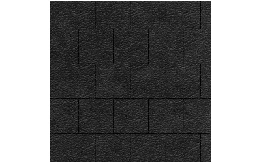 Плитка тротуарная SteinRus Виго В.3.К.8, Antico, черный, 200*200*80 мм