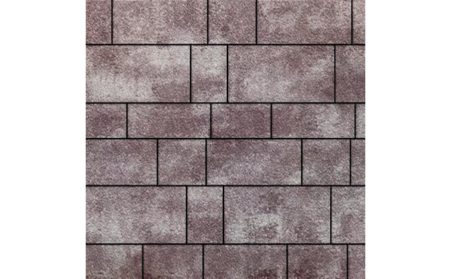 Плитка тротуарная SteinRus Инсбрук Тироль Б.4.Псм.6, Native, ColorMix Мокко, толщина 60 мм