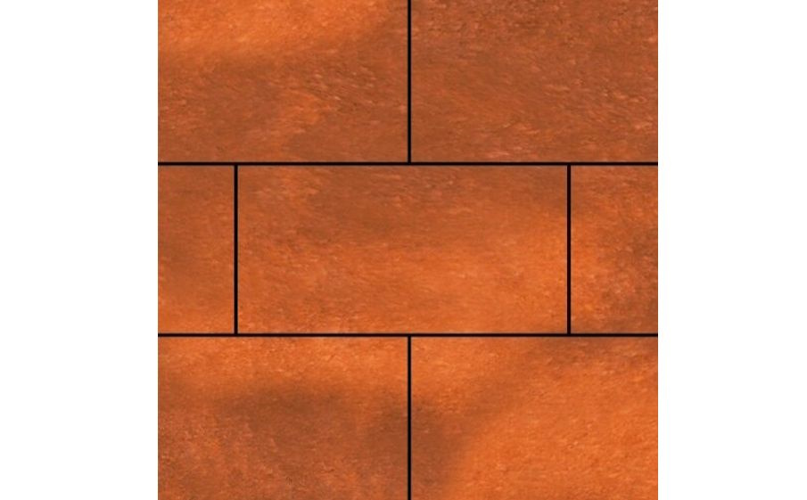 Плитка тротуарная SteinRus Парк Плейс Б.3.П.8, гладкая, ColorMix Брук, 600*300*80 мм