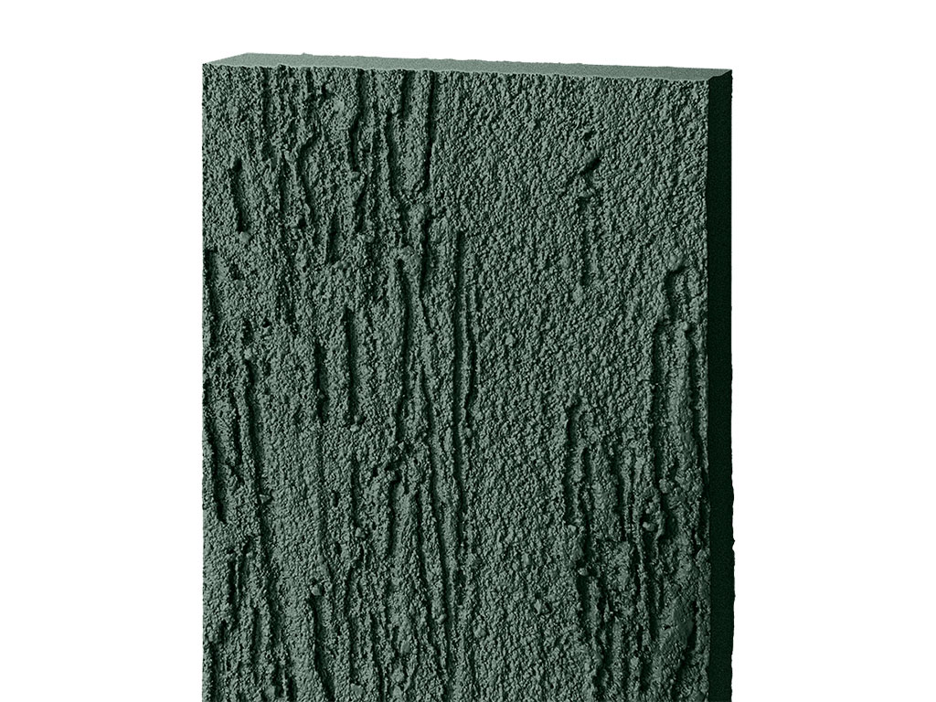 Фиброцементная панель БЕТЭКО Короед RAL 6009 (пихтовый зеленый), 1570*1200*8 мм