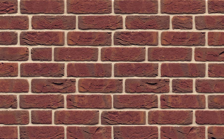 Кирпич облицовочный ручной формовки Muhr Nr 6, Niederhein rot geflammt, 210*45-50*65 мм по выгодным ценам в Санкт-Петербурге