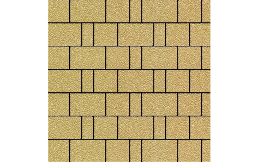 Плитка тротуарная SteinRus, Бельпассо А.23(М).Псм.4, Native, песочный, толщина 40 мм