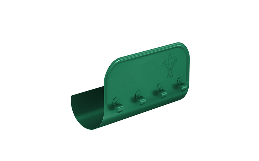 Ограничитель перелива прямой Aquasystem  PURAL RAL 6005 для системы D 150/100, 0,4 м