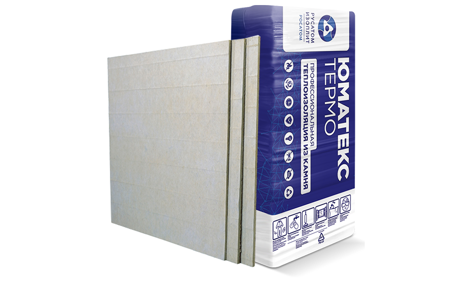 Утеплитель Юматекс Термо ROB 80t, 1800*1200*20 мм, 112 шт/уп