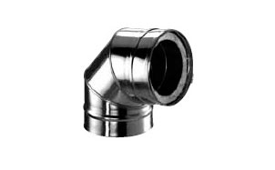 Отвод для дымохода Schiedel ICS 25 90 град., D 180/230 мм