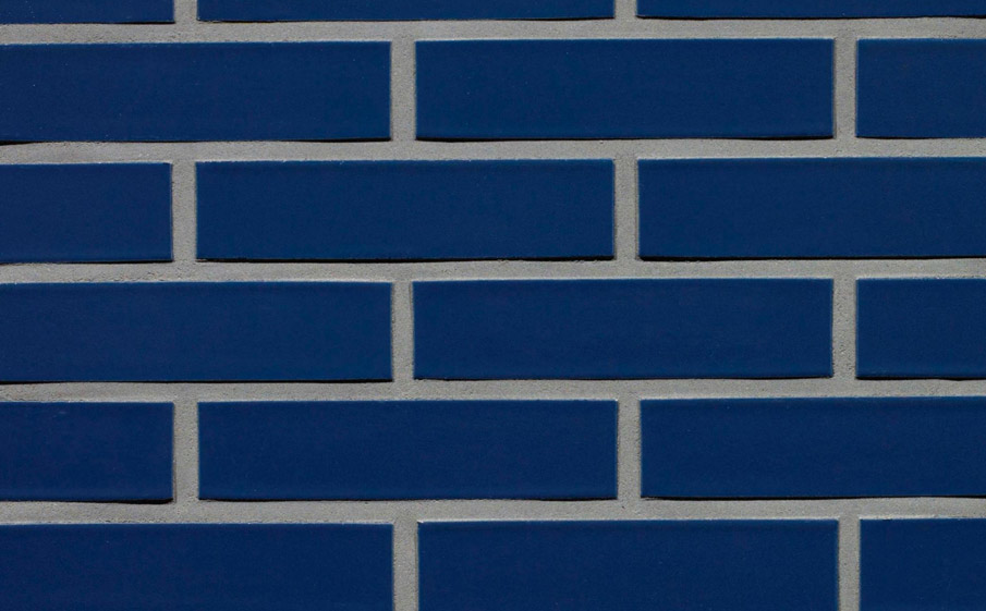 Кирпич облицовочный Terca Crystal Blauw SP, 210*100*50 мм
