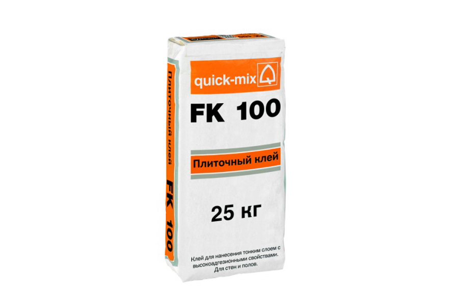 Плиточный клей quick-mix FK100, 25 кг