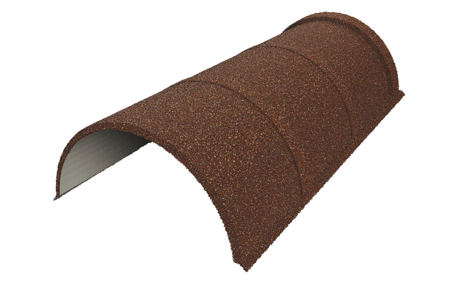 Конек полукруглый Gerard Sapphire, 430*205*100 мм