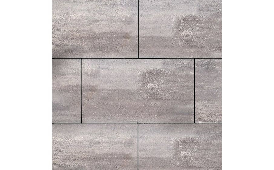 Плитка тротуарная SteinRus, Парк Плейс Б.3.П.8, гладкая, ColorMix Умбра, 600*300*80 мм
