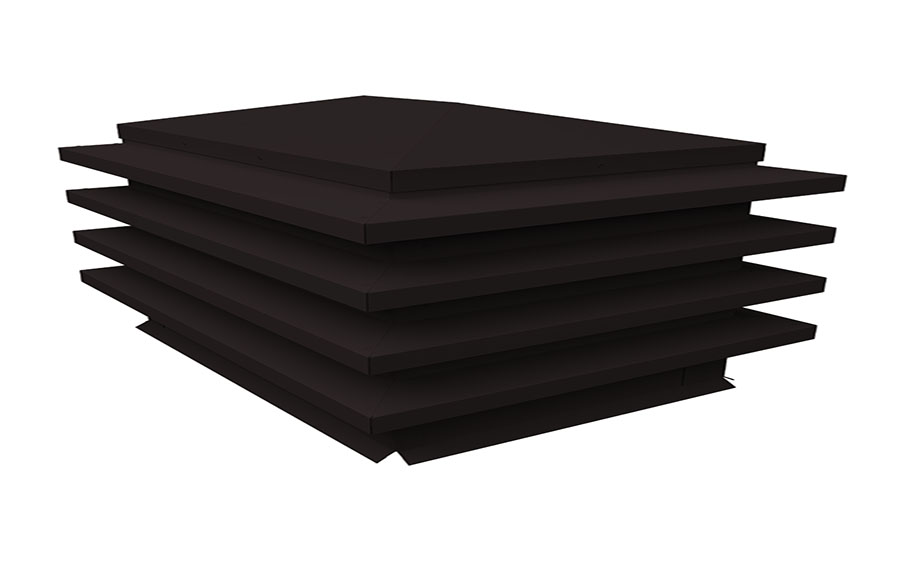 Дымник на трубу Grand Line елка 800*630 мм PurPro Matt RAL 9005