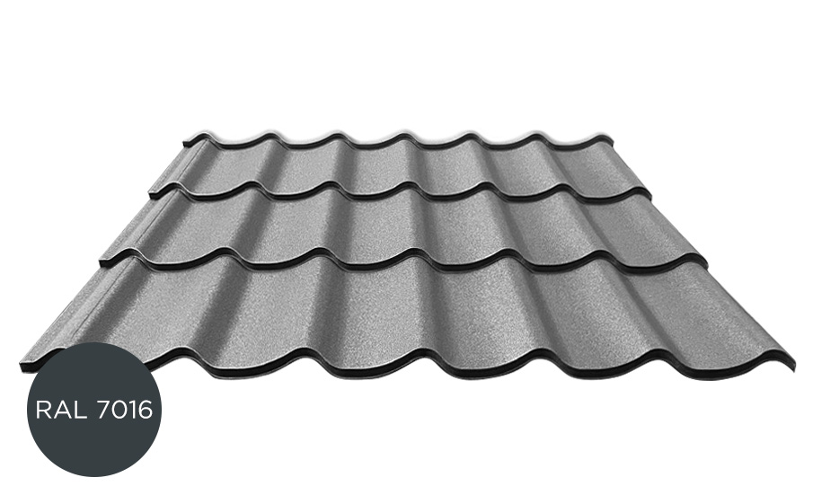 Профиль волновой ARMO, Rooftop Бархат (Zn180), RAL 7016