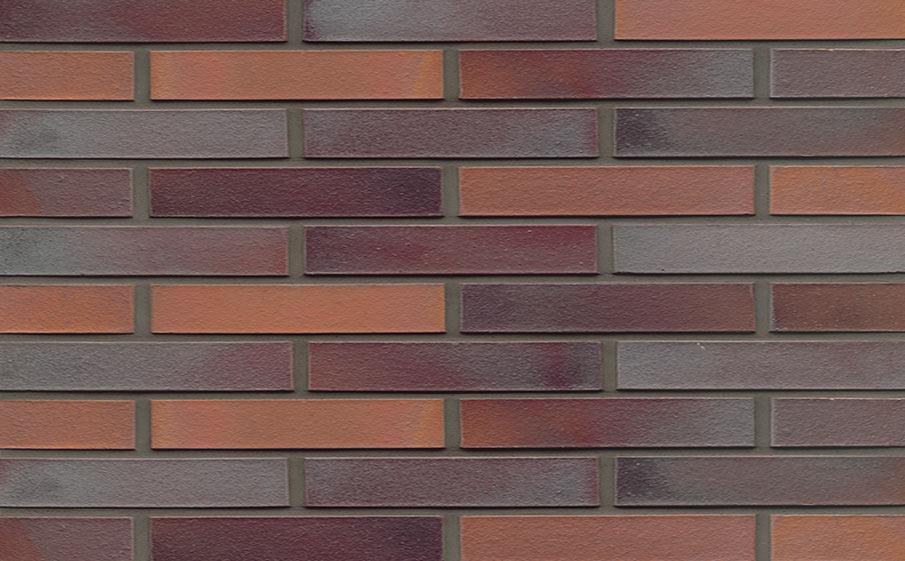 Кирпич клинкерный Westerwaelder Klinker Nr 12 Blaurot-bunt, 240*90*40 мм