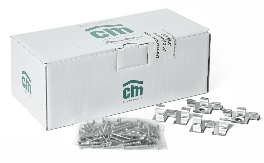 Монтажный набор CM (CM Decking) HC металлический для террасной доски NATUR, MIX