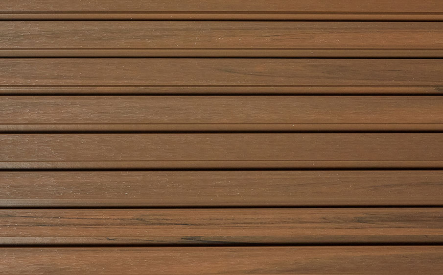 Реечная фасадная панель CM Волл Дуал (CM Wall Dual) Тик (Teak), 4000*219*26 мм